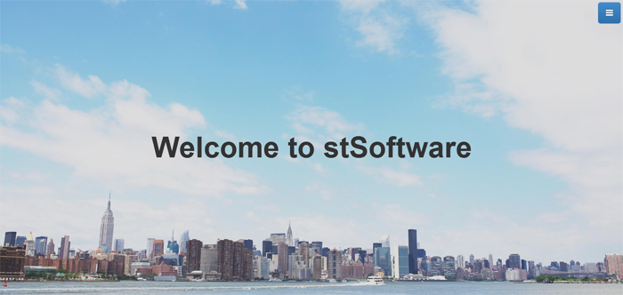 Stylish Portfolio on desktop